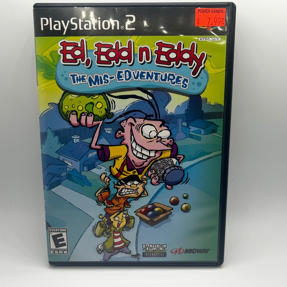 Ed Edd n Eddy The Mis-Edventures Sony PlayStation 2 PS2 Midway CIB Complete